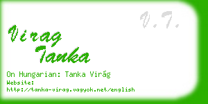 virag tanka business card